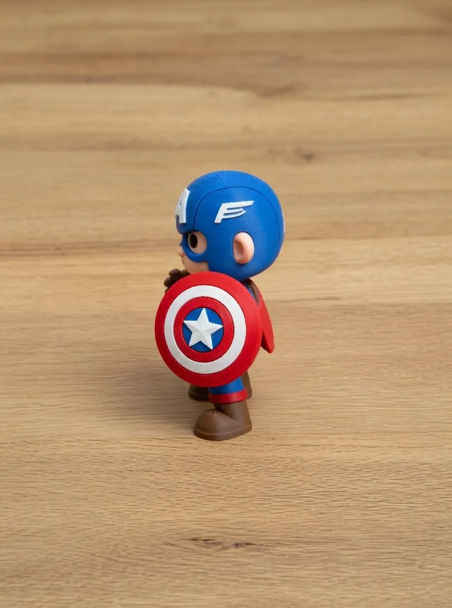 Mini Figura do Capitão América